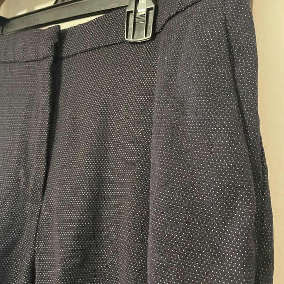 H&M Navy Blue Polka Dot Women’s Slacks - Picture 2 of 10